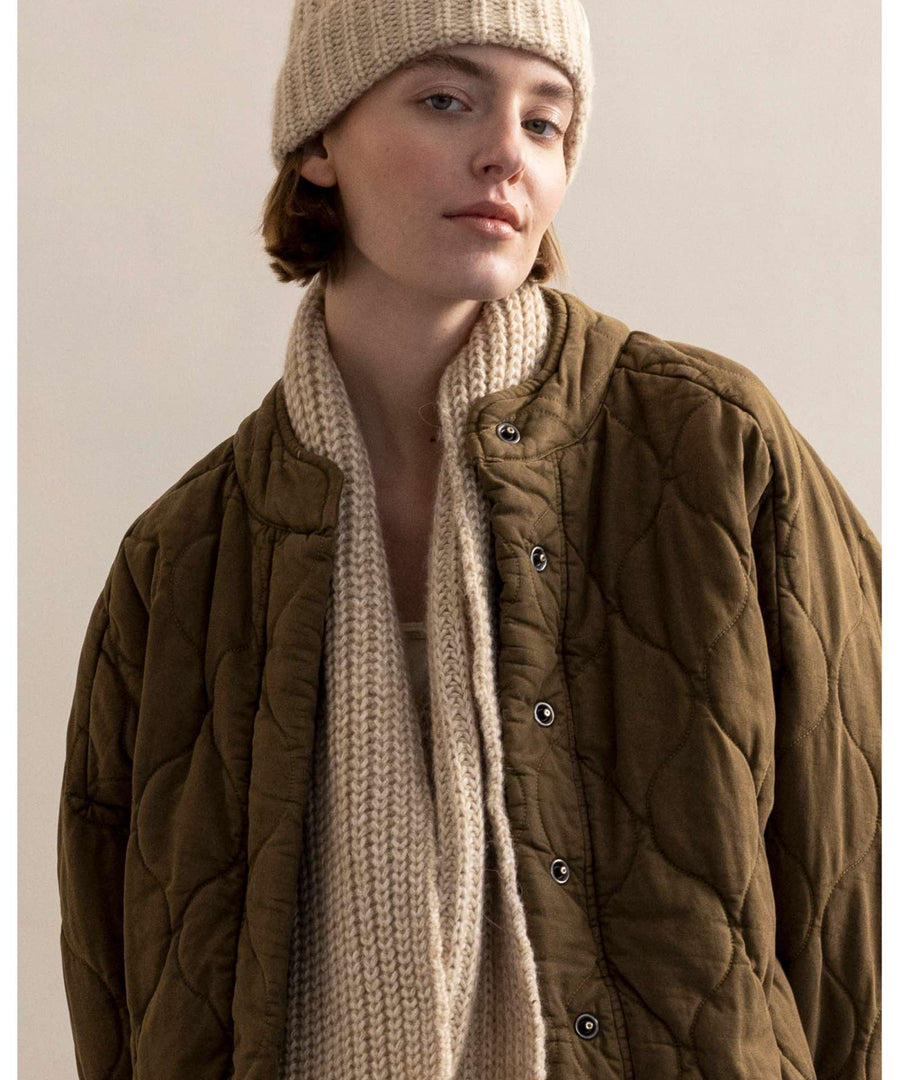 Phil & Phae • Woman Quilted Jacket dark moss
