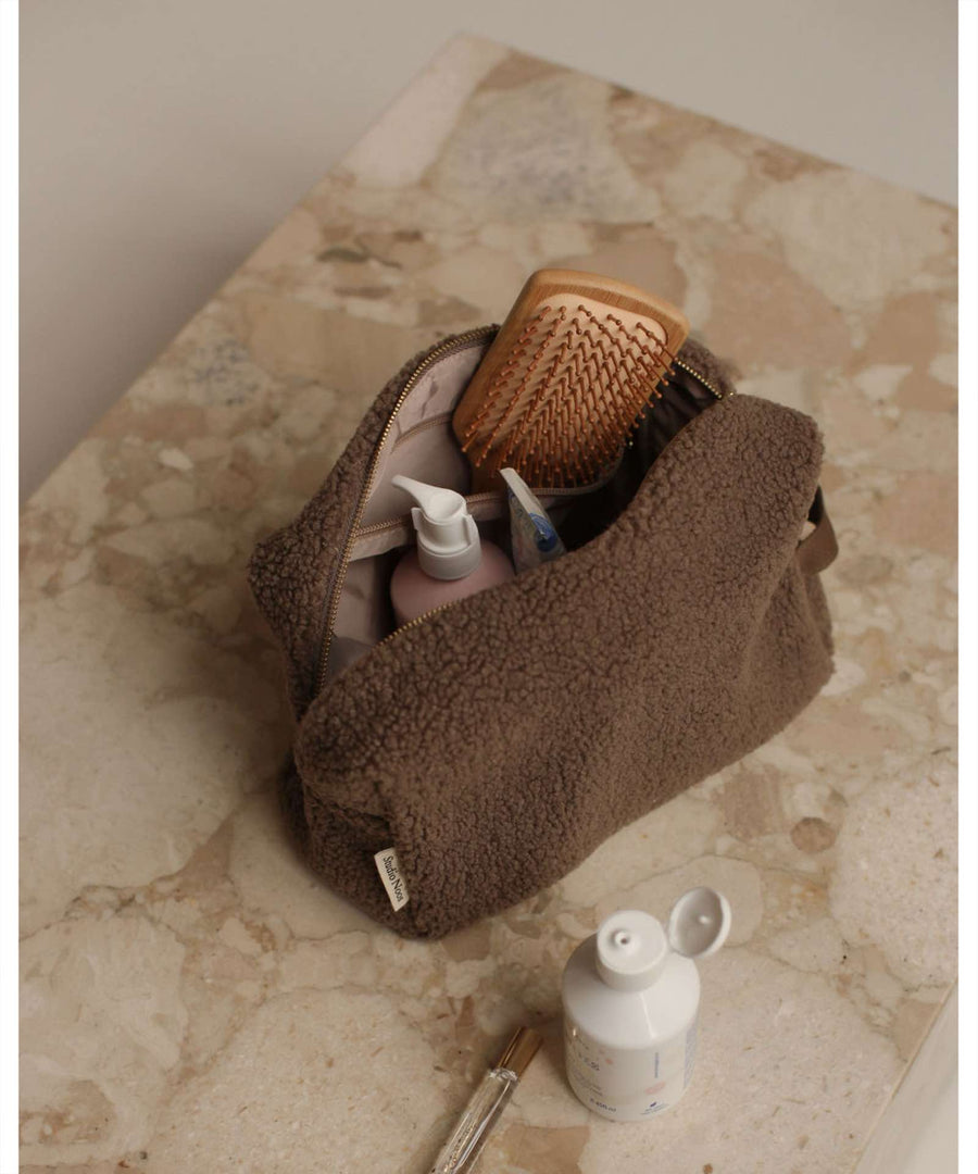 Studio Noos • Teddy Kulturbeutel / Necessaire braun