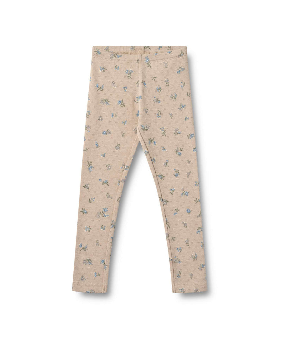 Wheat • Jules Jersey Leggings warm sand flowers