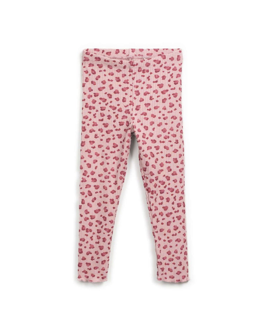 Play Up • Printed Rib Flamé Leggings rose