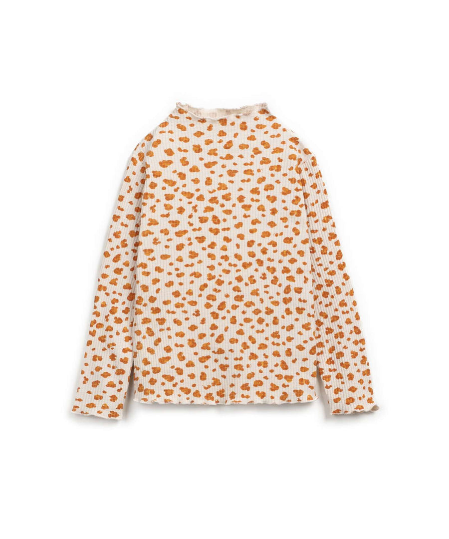 Play Up • Printed Rib Flamé LS T-Shirt tones