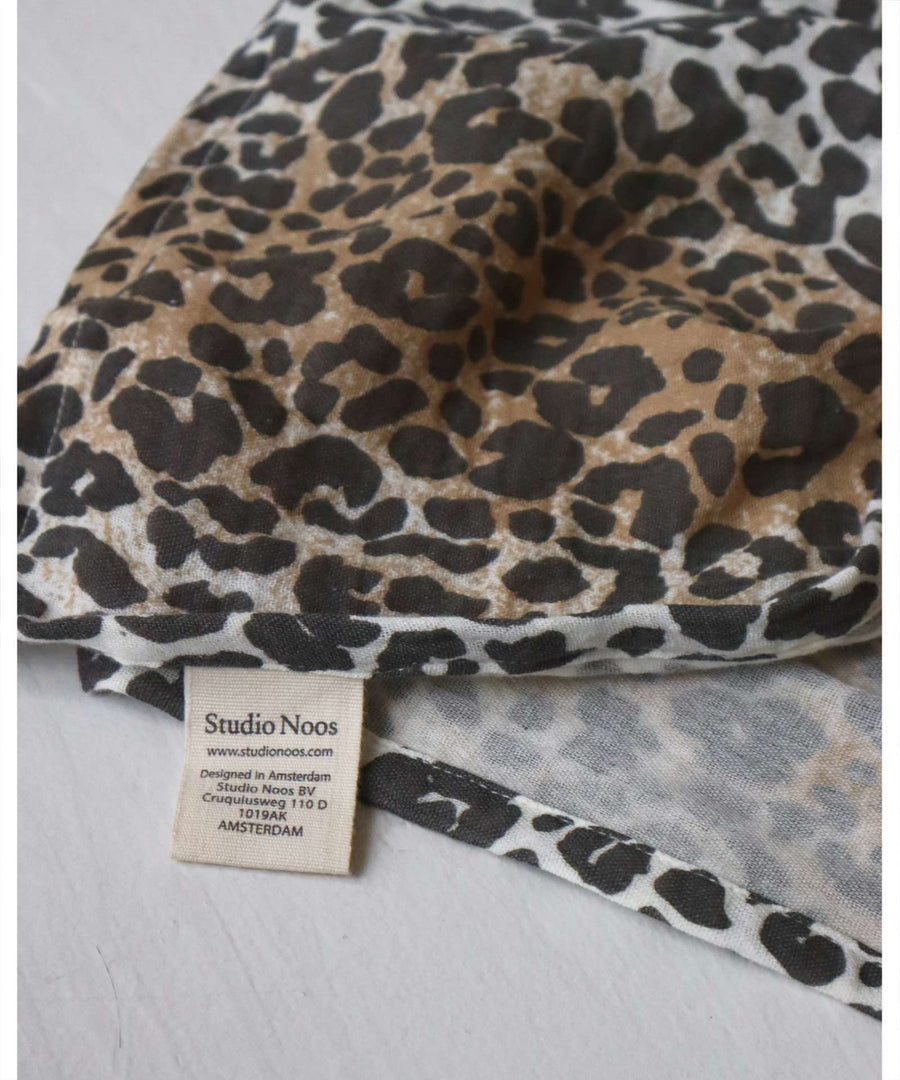 Studio Noos • Nuschi / Musselin Tuch 120x120cm leopard