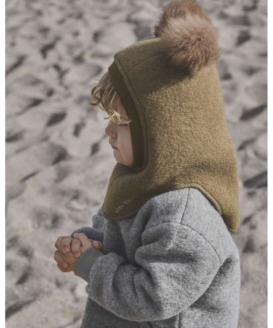 Huttelihut • Balaclava Wolle Pompoms