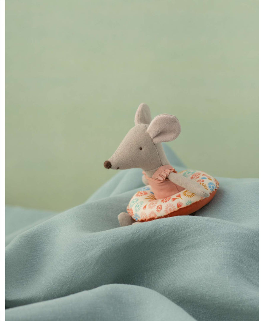 Maileg • Strandmaus mit Schwimmring flower