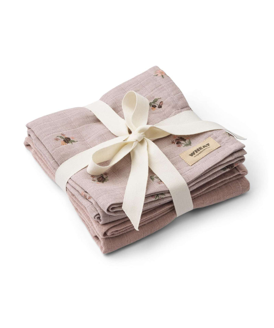 Wheat • Kaya Nuschiset Muslin 2-Pack soft lilac