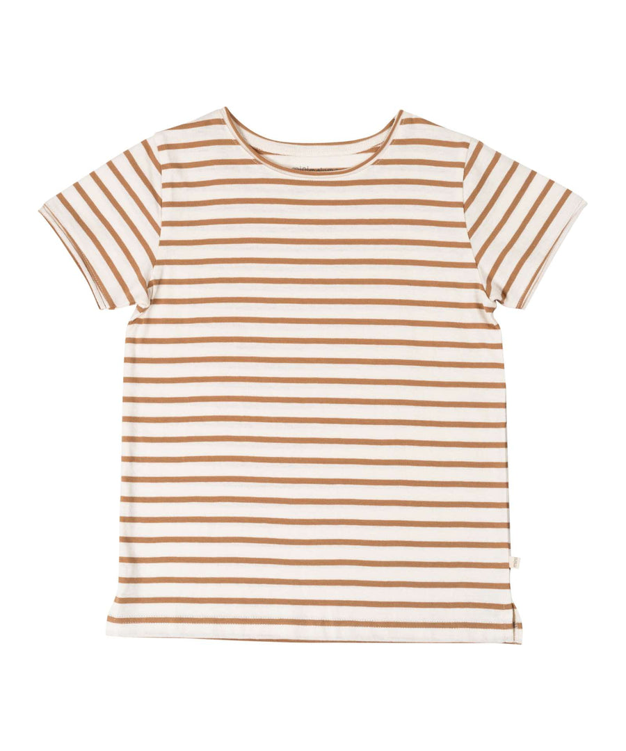 minimalisma • Lin T-Shirt bronze stripes