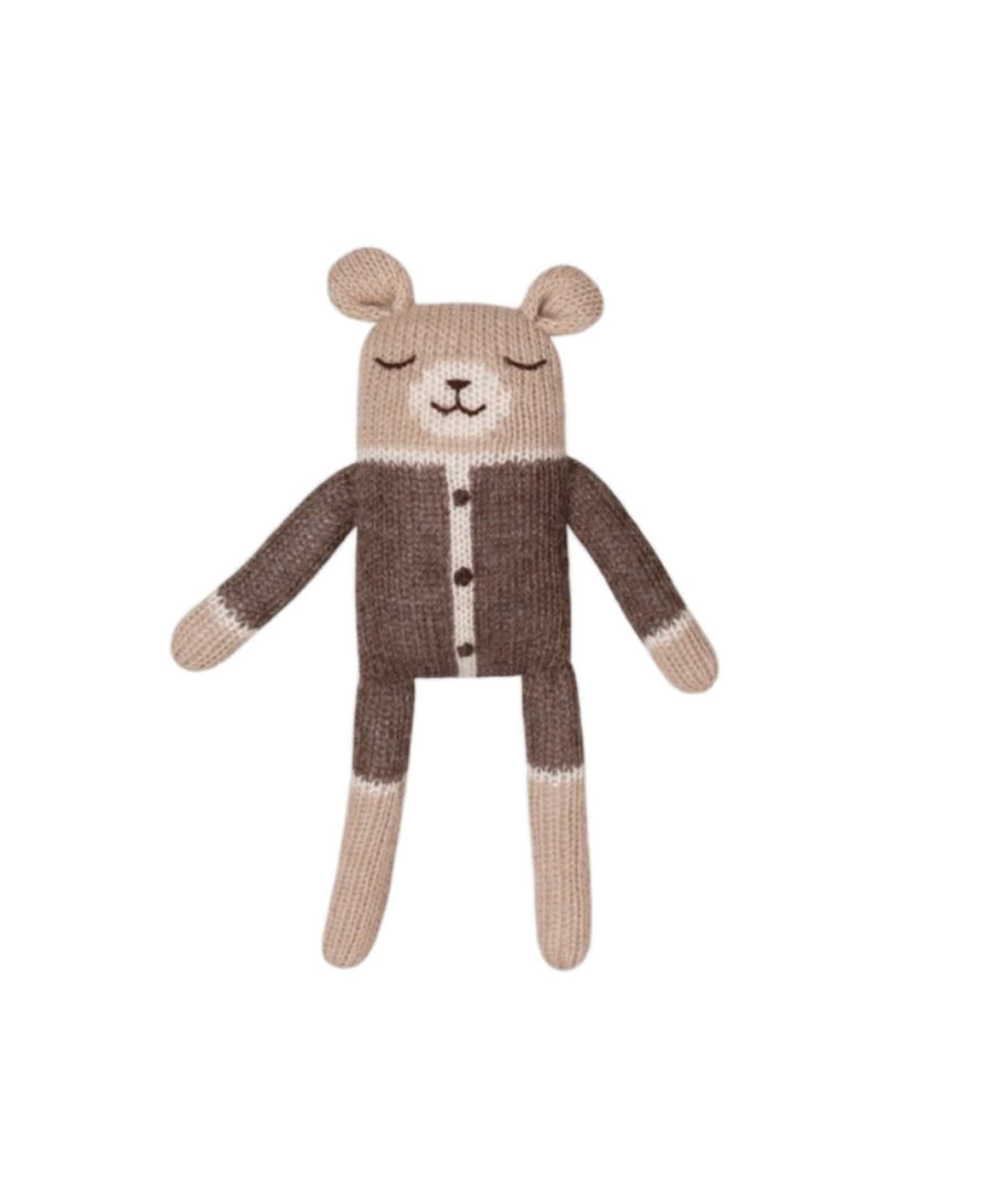 Main Sauvage • Teddy Knit Toy mocha romper
