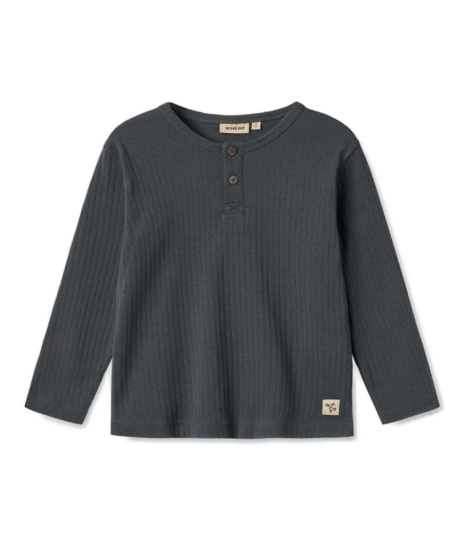 Wheat • Morris T-Shirt / Langarmshirt black sea