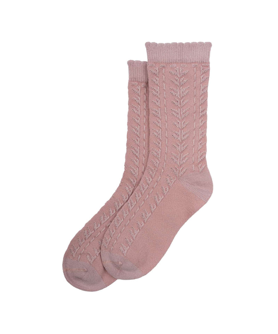 Minipop • Socken Bambus Muster rose melange
