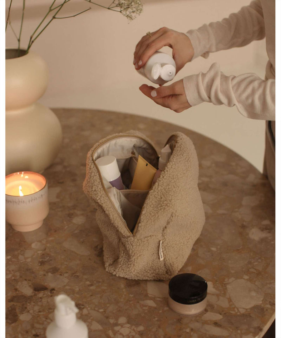Studio Noos • Teddy Kulturbeutel / Necessaire ecru