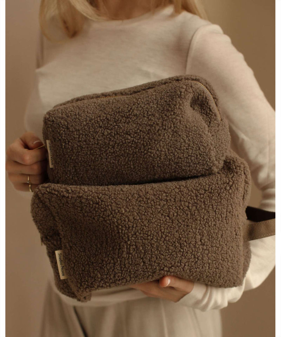 Studio Noos • Teddy Kulturbeutel / Necessaire braun