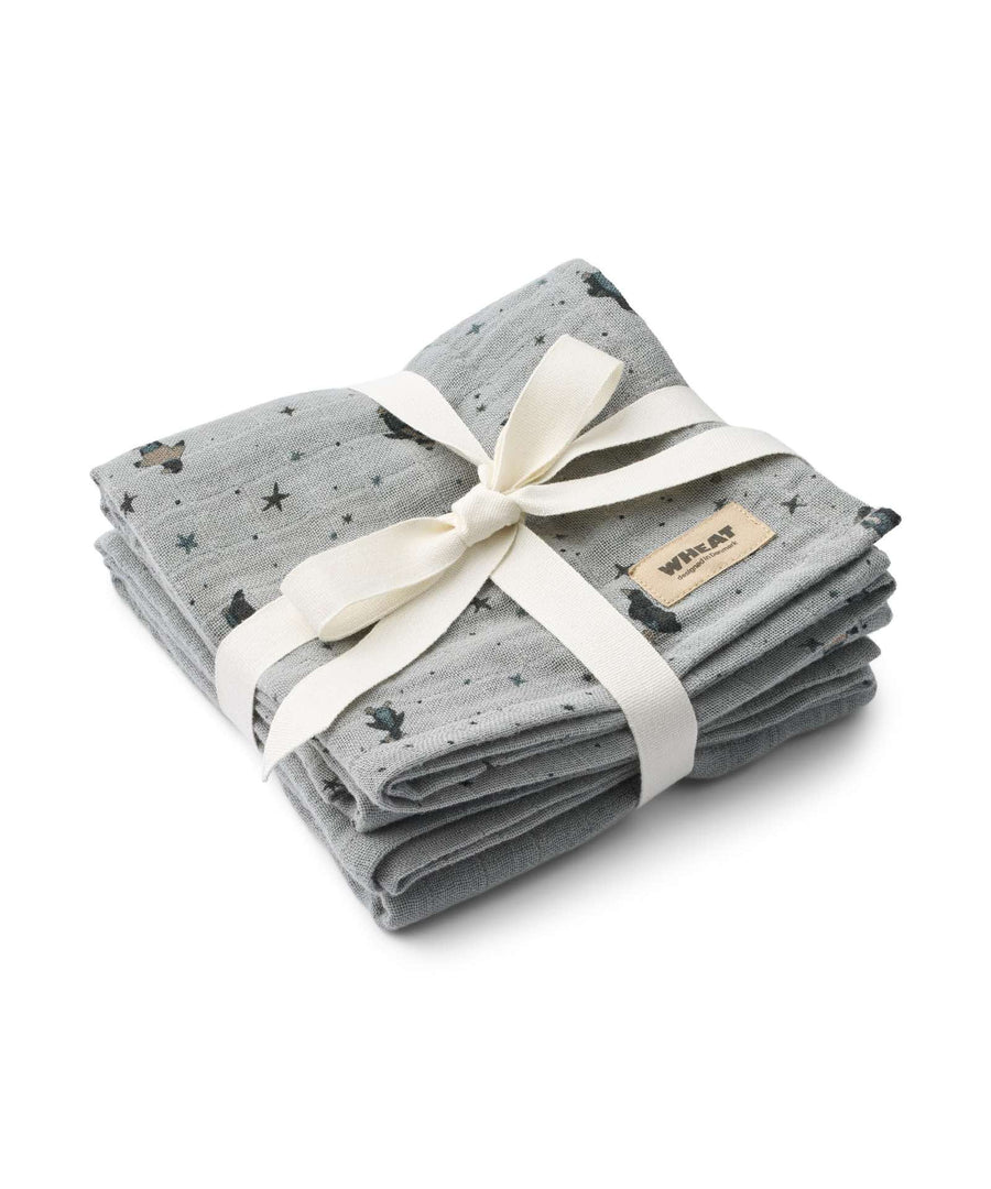 Wheat • Kaya Nuschiset Muslin 2-Pack soft rain