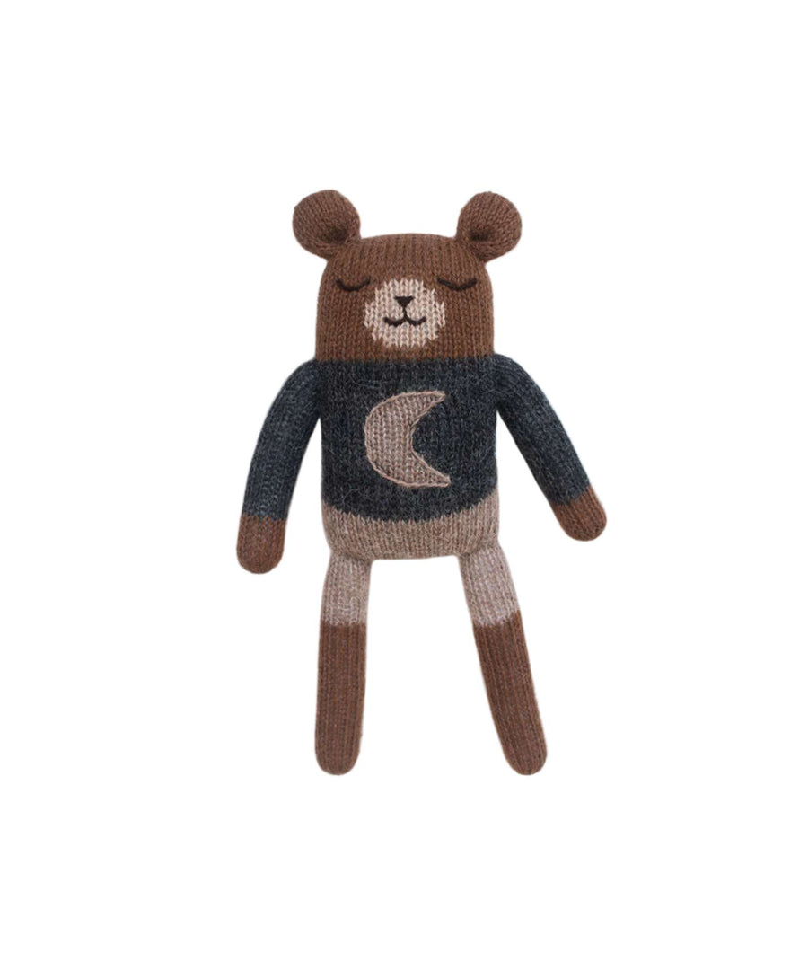 Main Sauvage • Midnight Teddy Knit Toy x Organic Zoo
