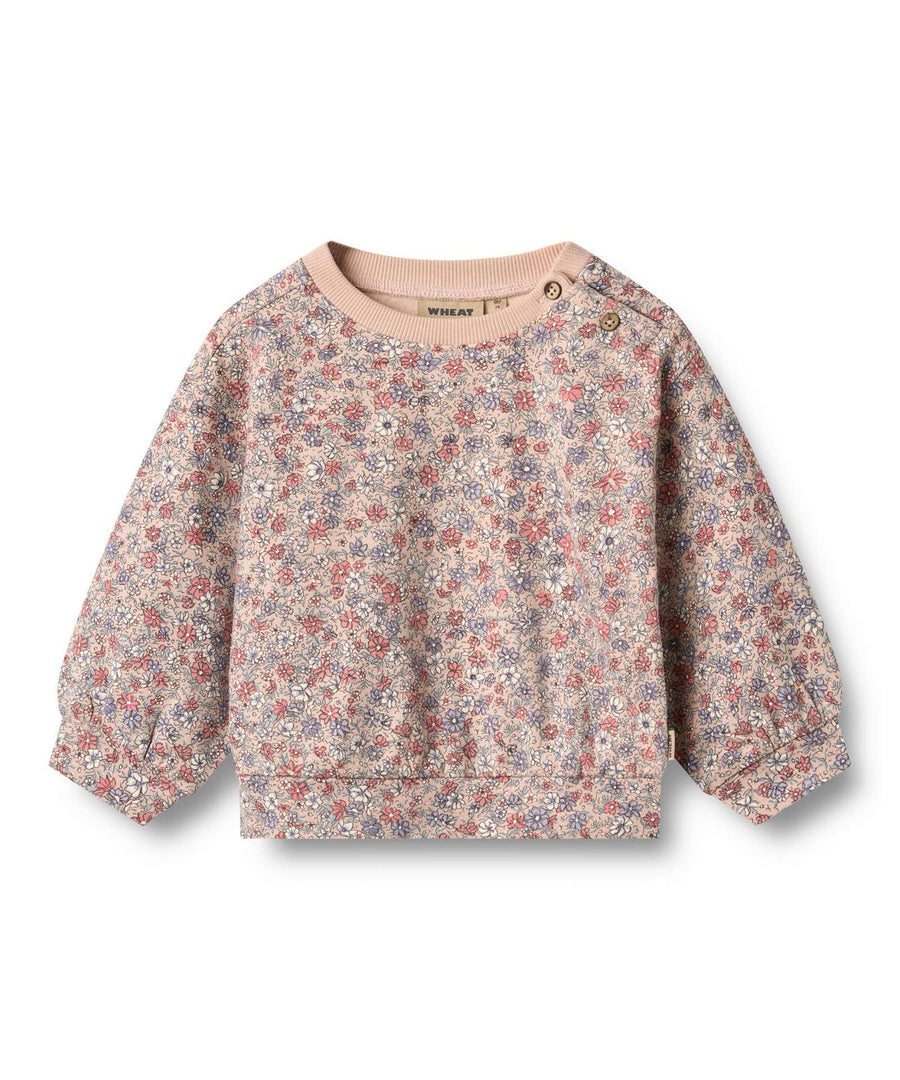 Wheat • Lia Sweatshirt L/S rose dust flowers