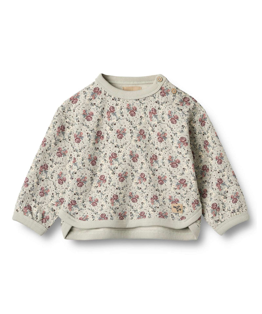 Wheat • Emery Sweatshirt L/S slightly green flowers
