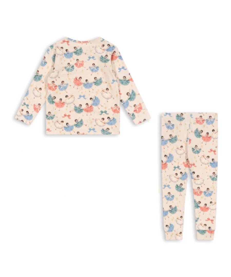 Konges Sløjd • Basic Bluse/Hosen Pyjamaset Ballerina mit Schleife