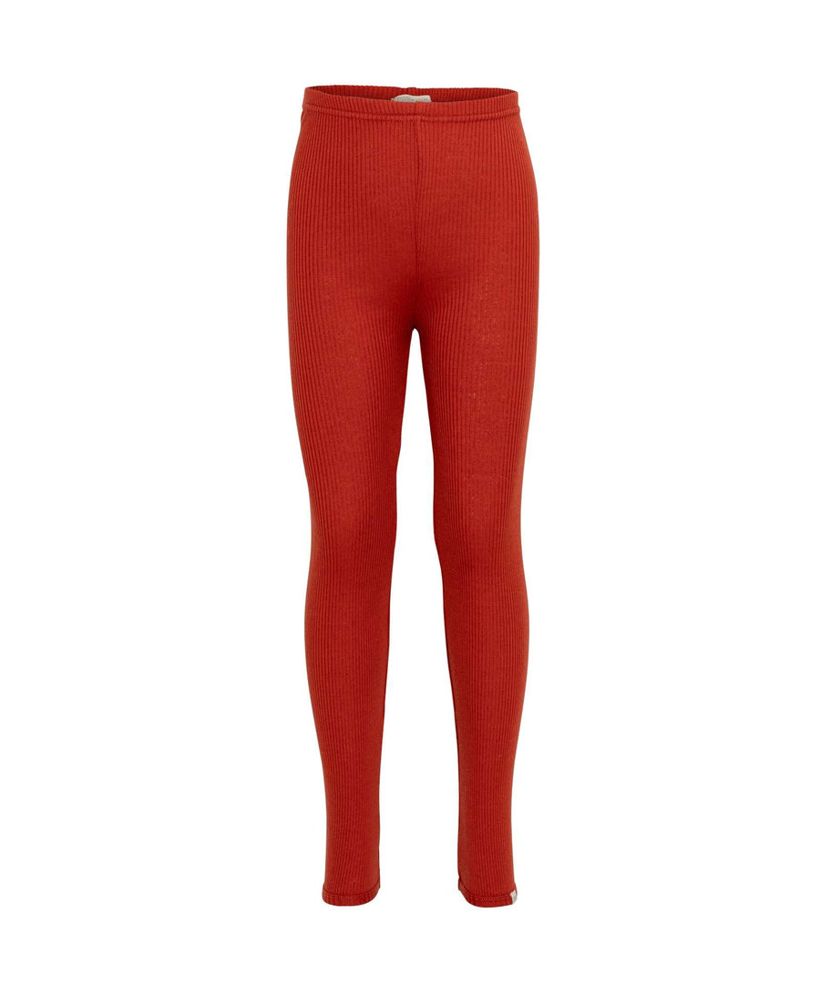 minimalisma • Bieber Leggings Seide 0-6 Jahre poppy red