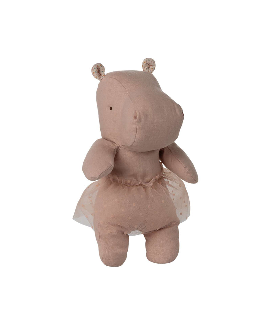 Maileg • Safari Friends Nilpferd mit Rock small rosa
