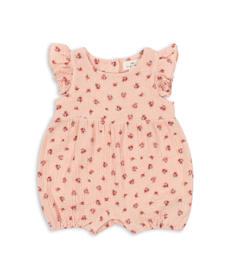 Konges Sløjd • Coco Frill Romper peonia pink