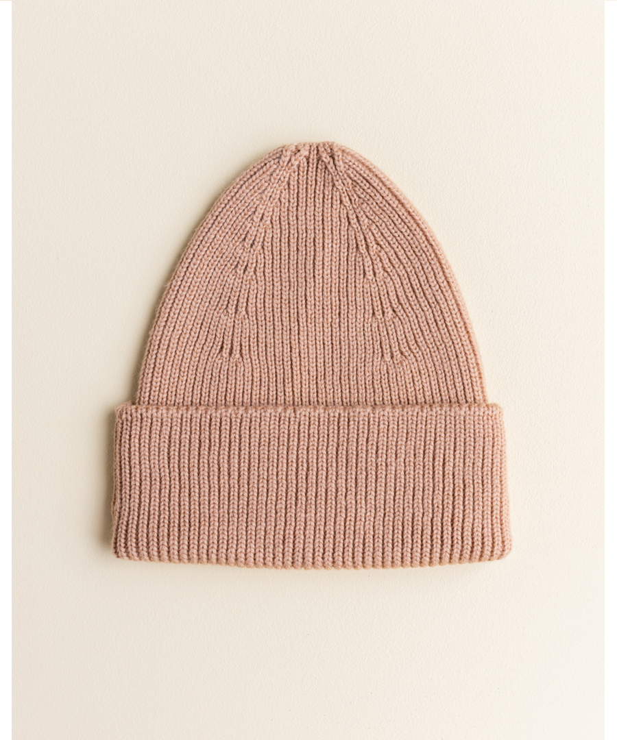 hvid • Beanie fonzie Adult rose