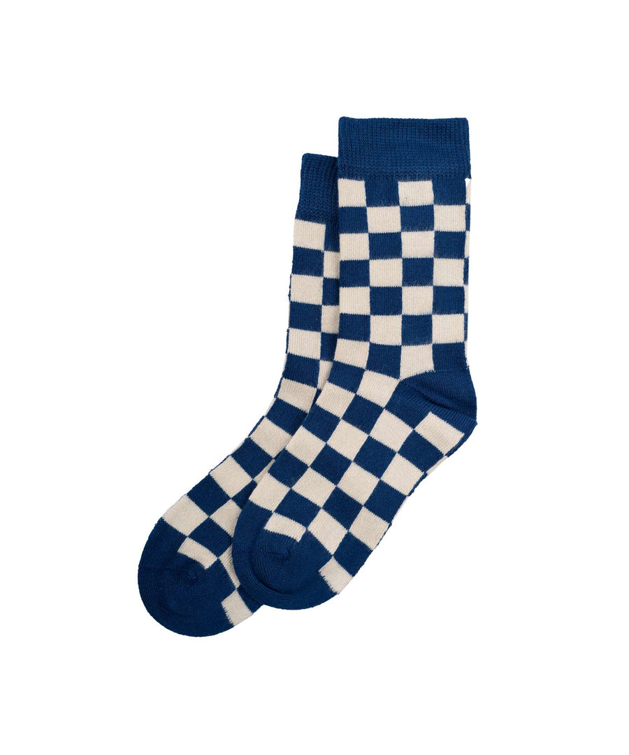 Minipop • Socken Bambus deep cobalt/off white