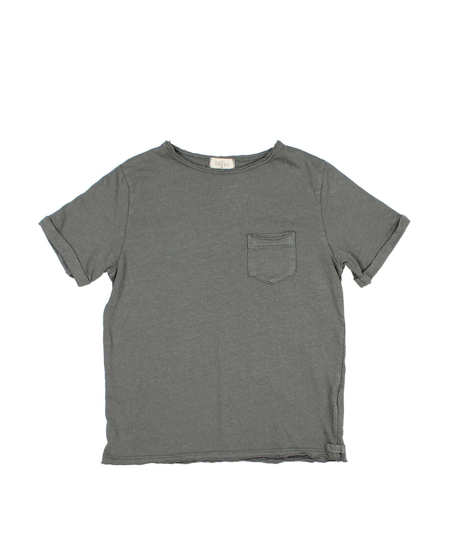 bùho barcelona • Pocket Linen T-Shirt graphite