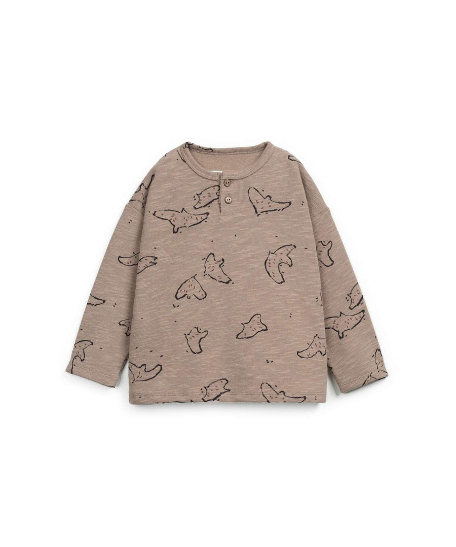 Play Up • Printed Rib LS T-Shirt