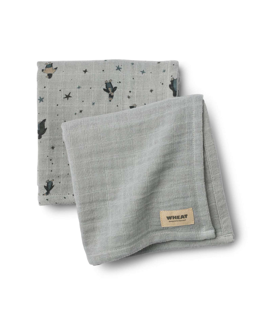 Wheat • Kaya Nuschiset Muslin 2-Pack soft rain