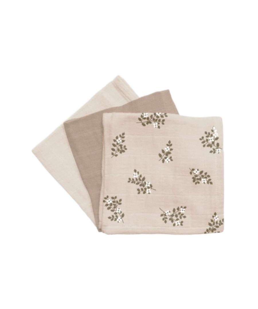 Main Sauvage • 3 Pack Nuscheli holly flowers