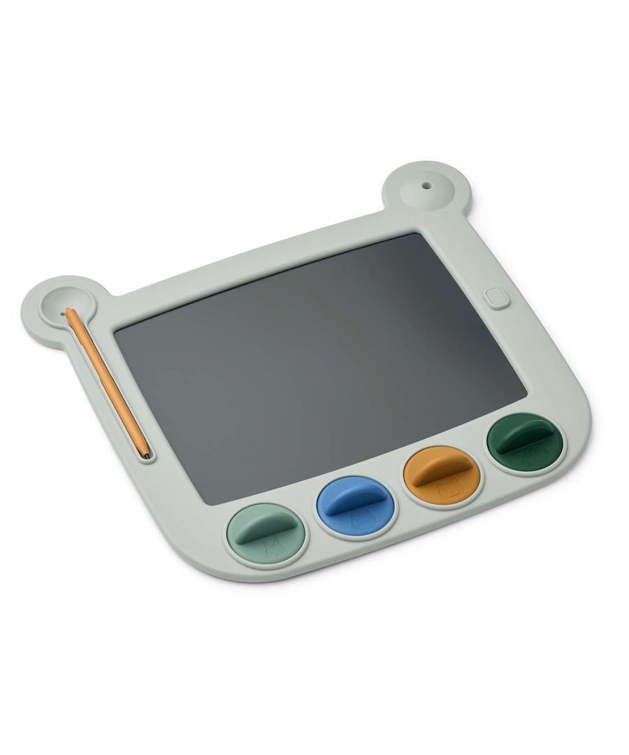 Liewood • Venzora LCD-Zeichenbrett mit Stempeln blau/rosa