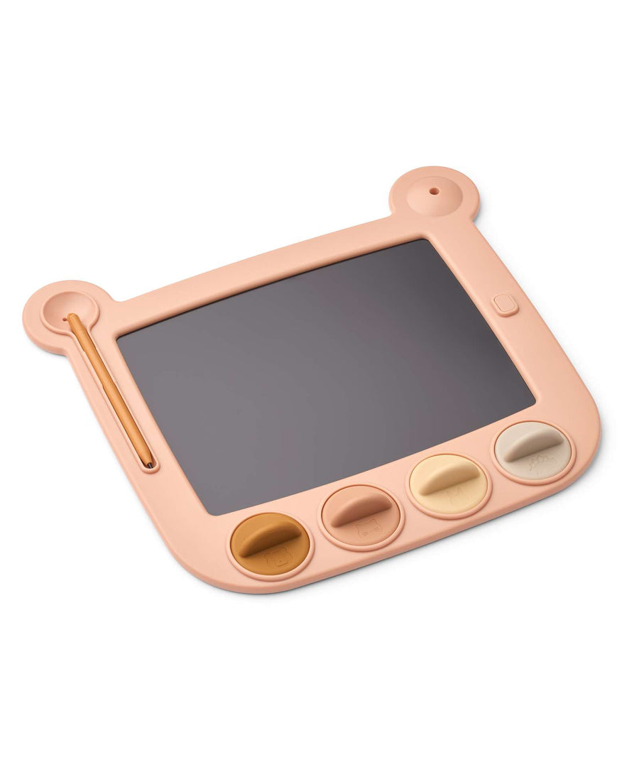 Liewood • Venzora LCD-Zeichenbrett mit Stempeln blau/rosa