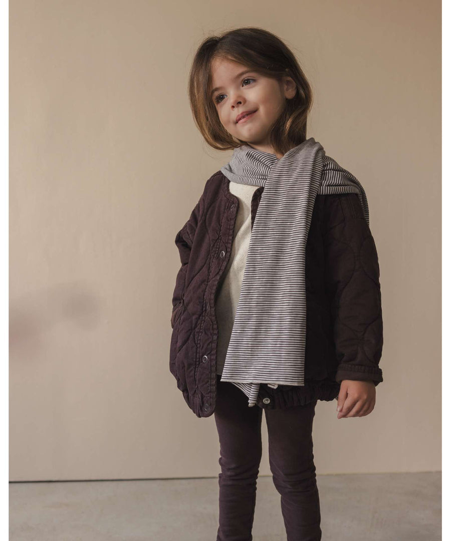Phil & Phae • Quilted Jacket dark umber / gesteppte Übergangsjacke