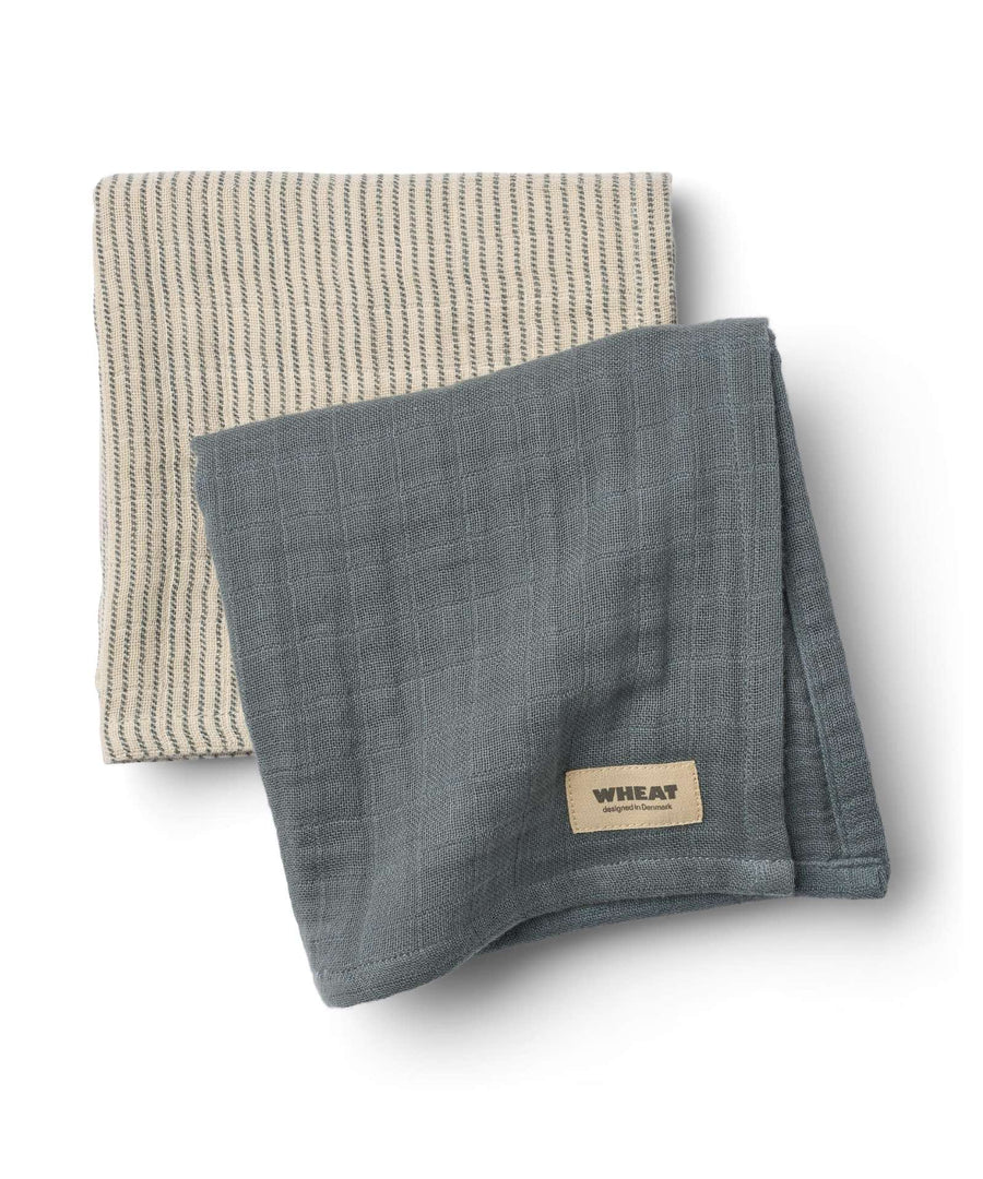 Wheat • Kaya Nuschiset Muslin 2-Pack stormy weather