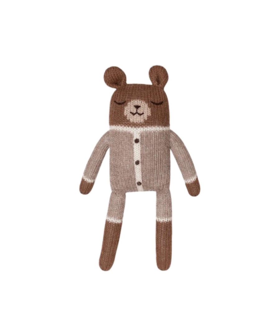 Main Sauvage • Teddy Knit Toy oat romper