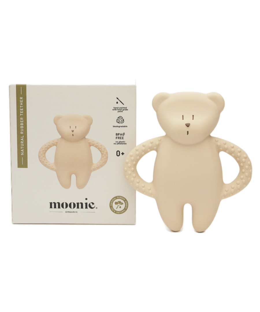 Moonie • Natural Rubber Teether Beissring sand