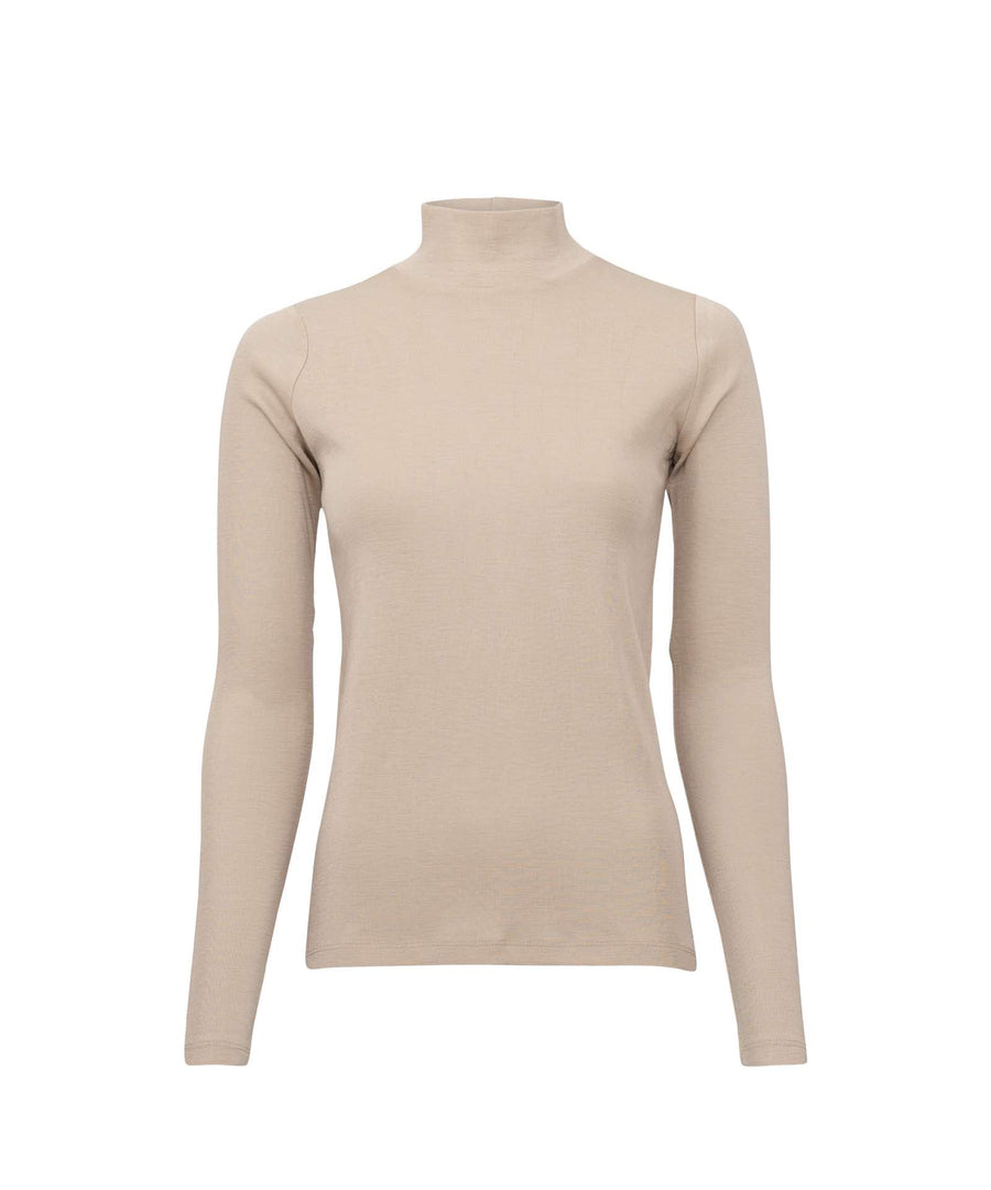 minimalisma • Vakrast Rollkragen Pullover Woman beige