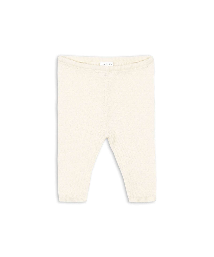 Konges Sløjd • FANGA Venti Pointelle Hosen antique white