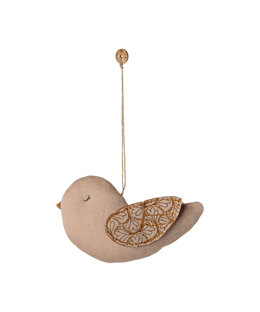 Maileg • Stoffornament Vogel Winterherz sand