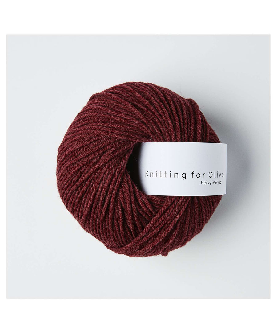 Knitting for Olive • Heavy Merino Bordeaux