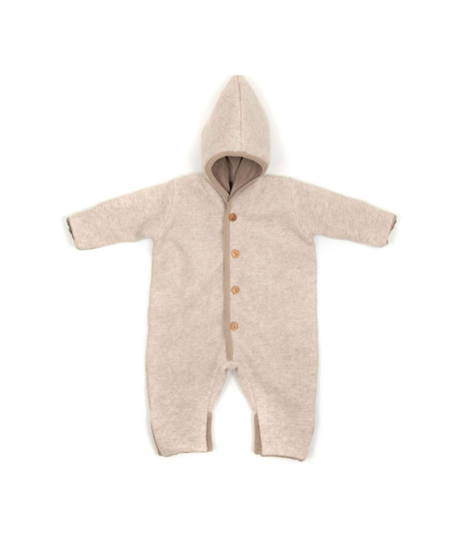 Huttelihut • Pooh Baby suit double layer wool sand