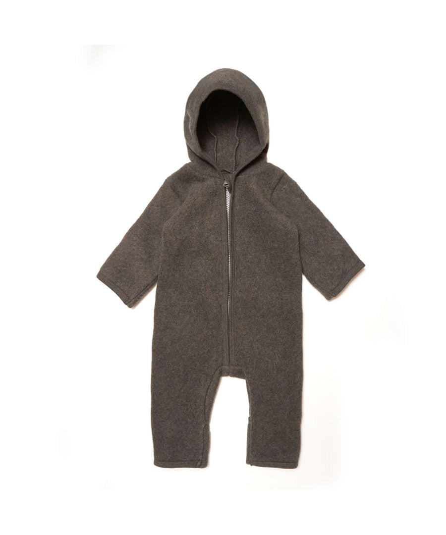 Huttelihut • Momo Babysuit Baumwollvlies cotton brown