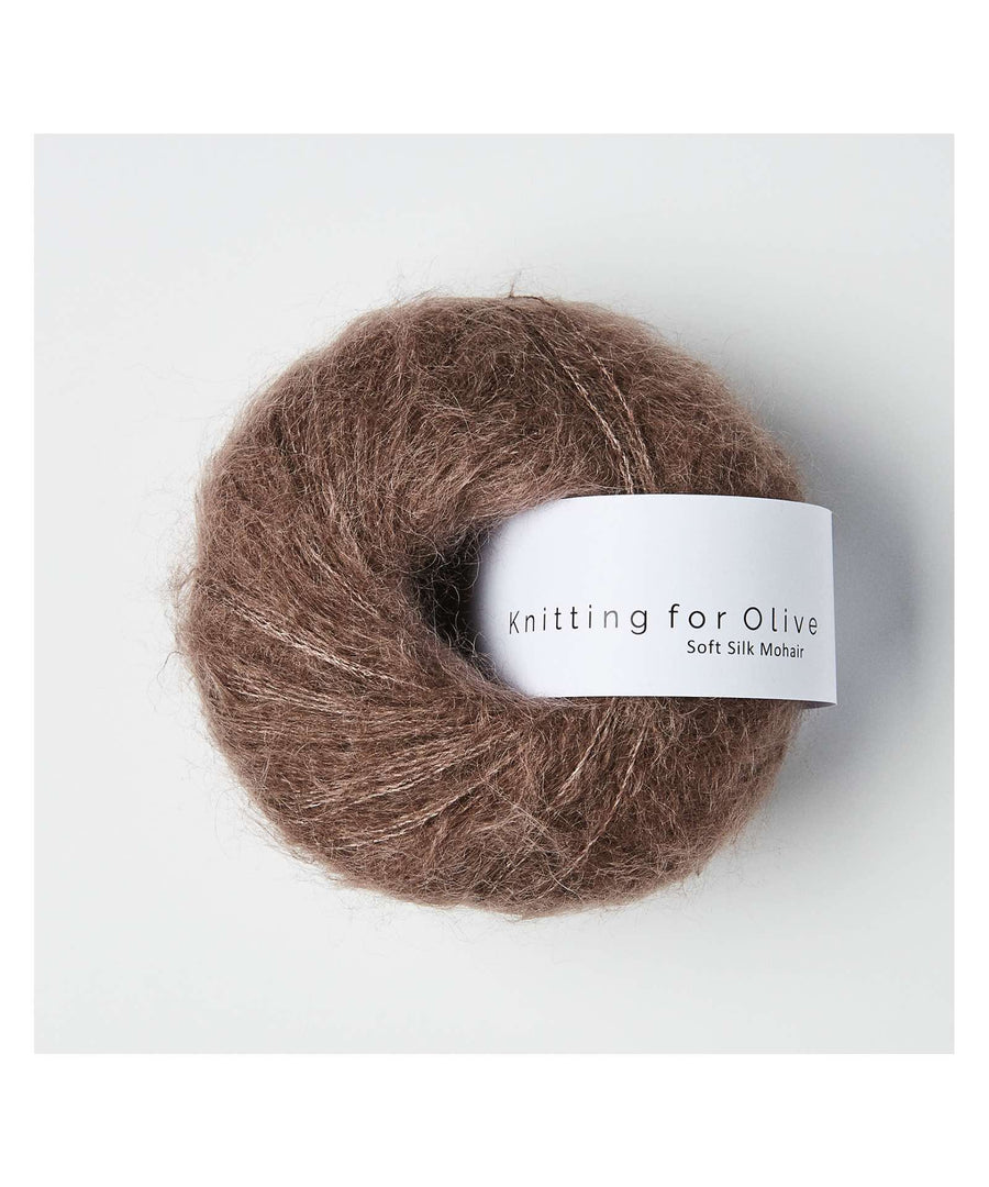 Knitting for Olive • Soft Silk Mohair Plum Clay
