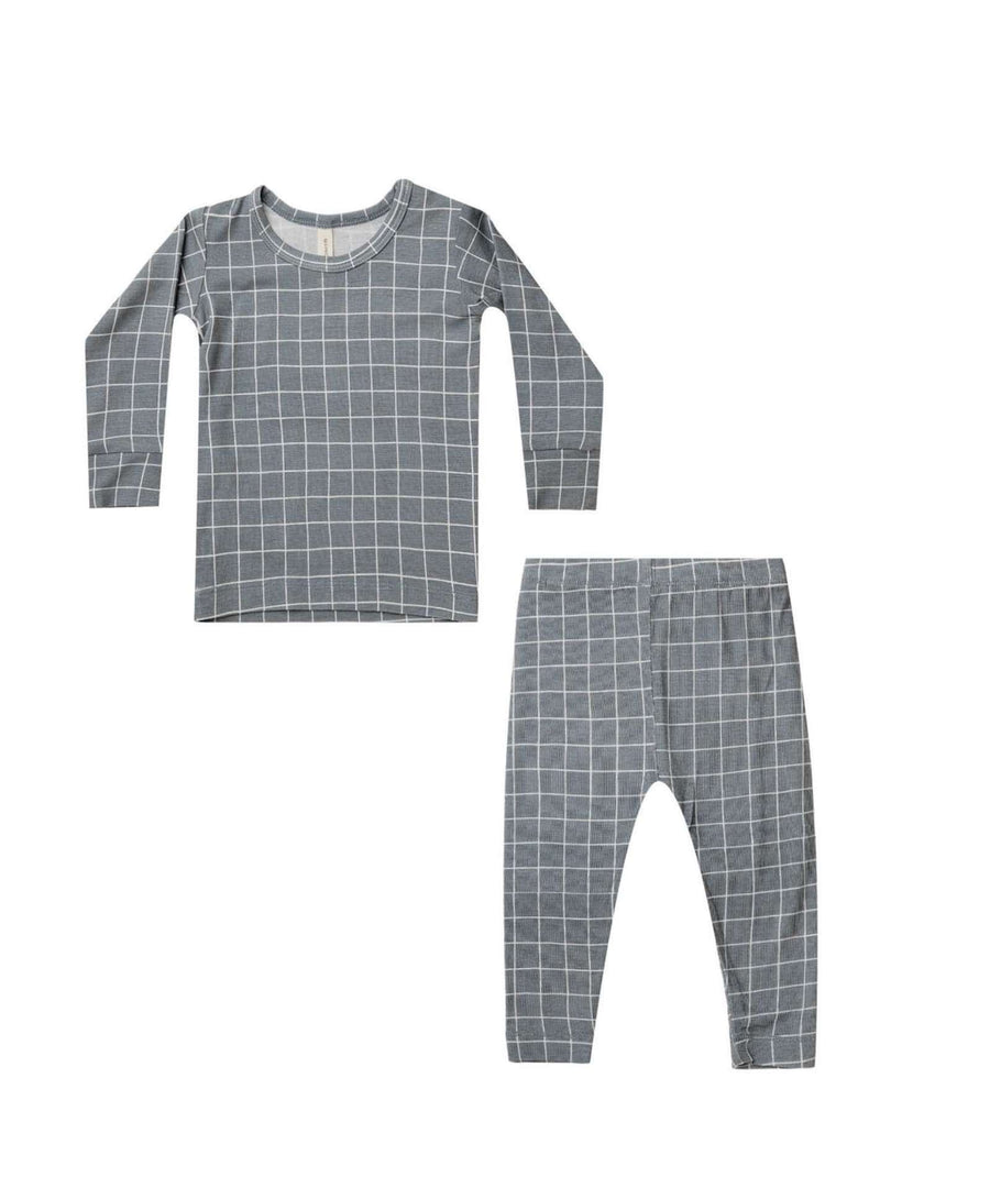 Quincy Mae • Pyjama Bambus ocean-grid