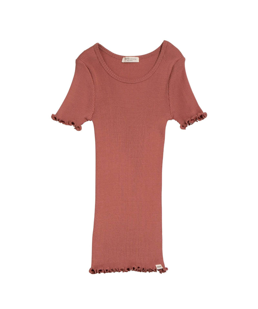 minimalisma • Blomst Shirt antique red 2-6 Jahre