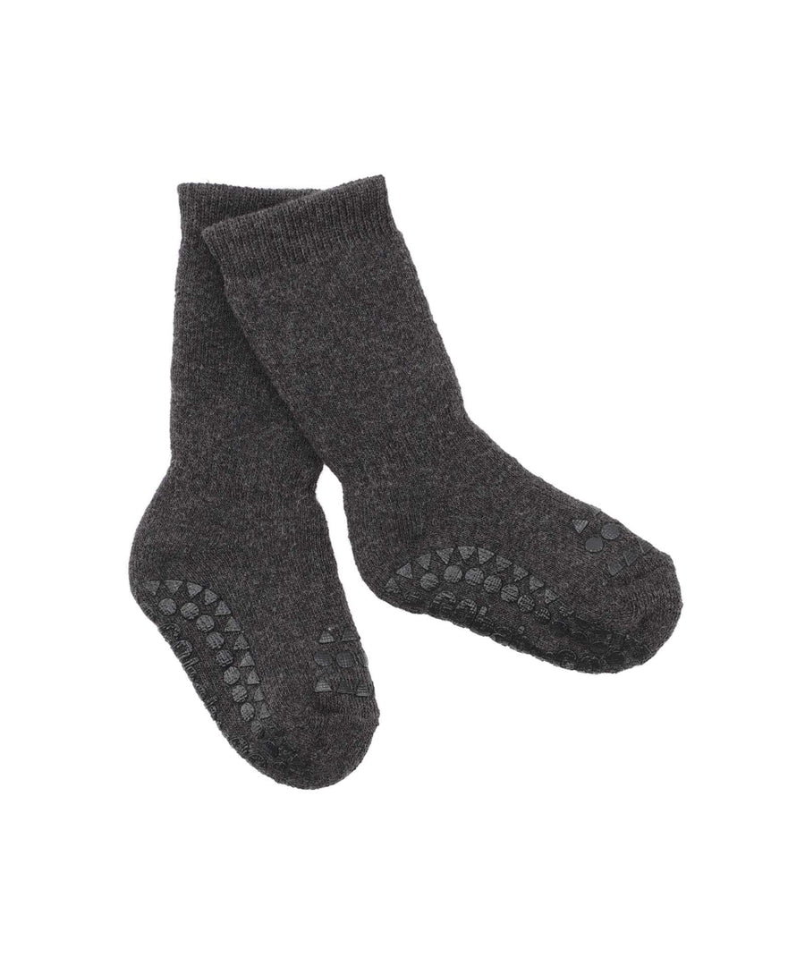GoBabyGo • Rutschfeste Socken Dark Grey Melange