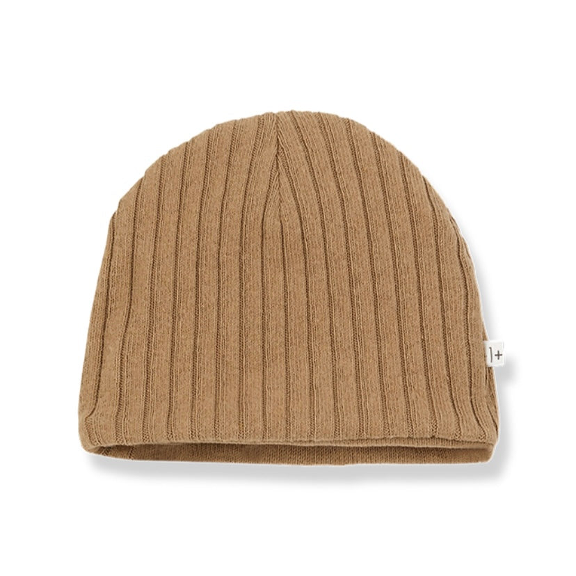 1+ in the family • Nick reversible beanie brandy