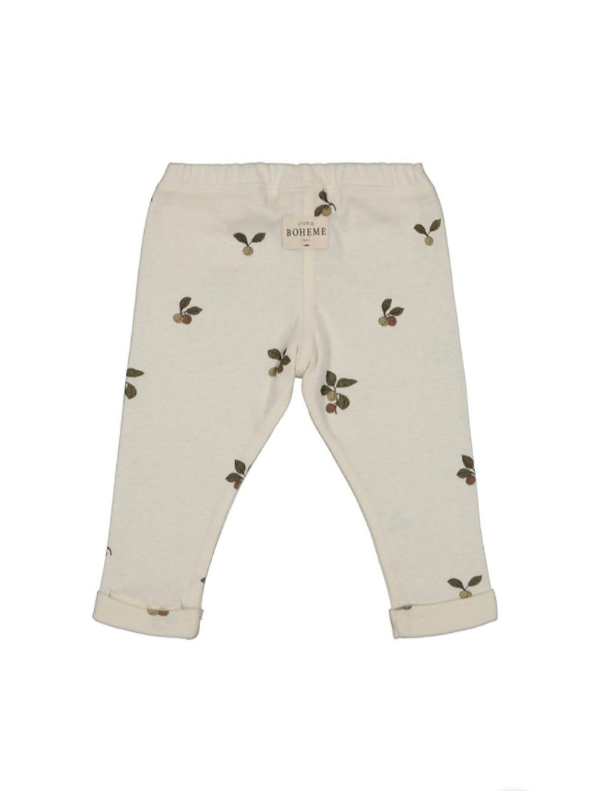Studio Bohème Paris • Leggings Rom Pom Prunes