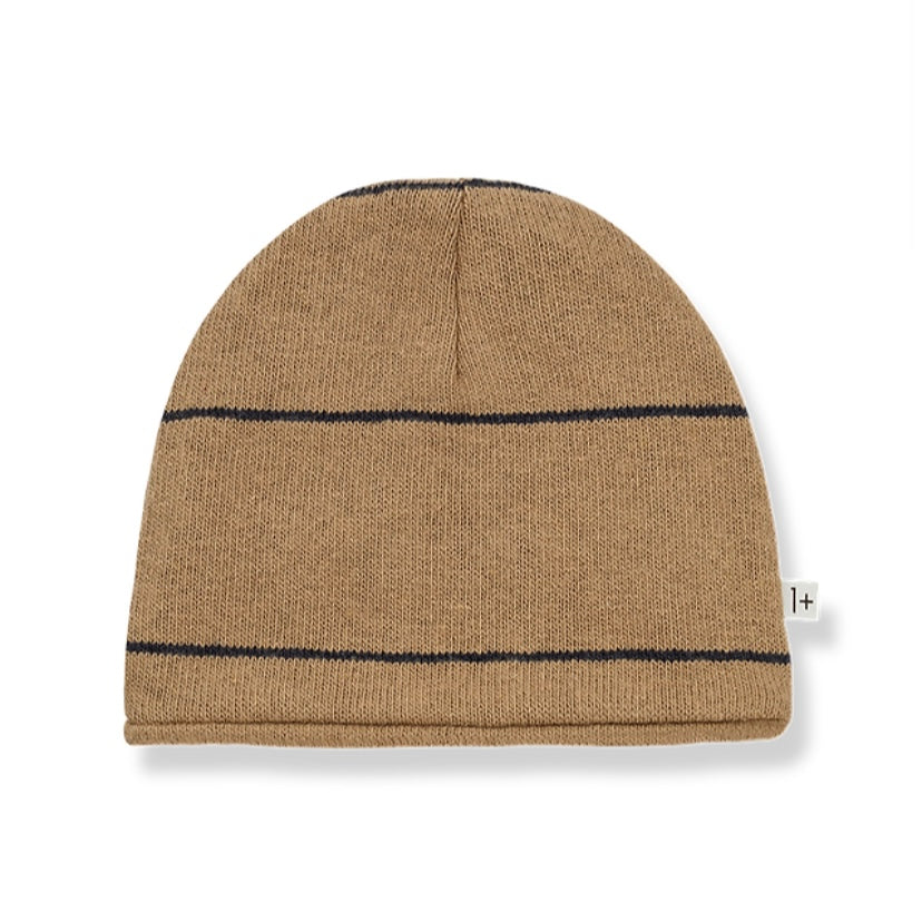1+ in the family • Roy reversible beanie brandy
