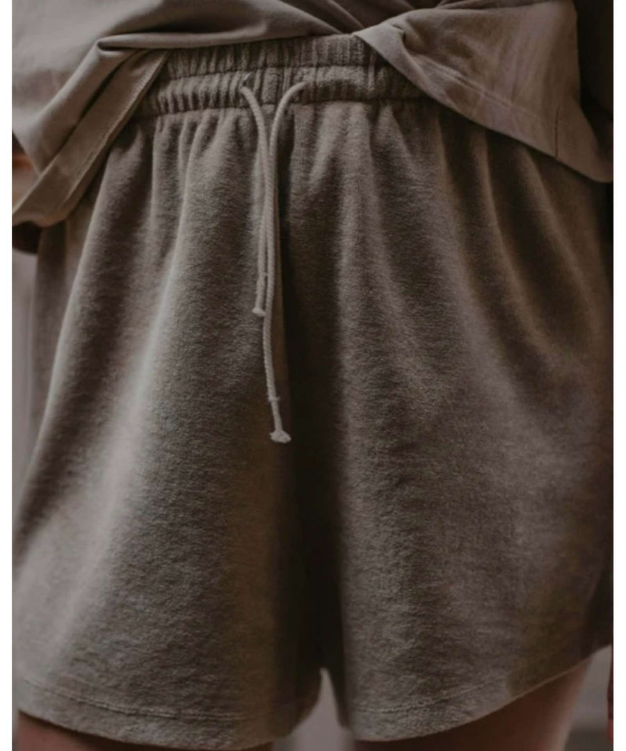 The Simple Folk Women's Loungewear • The Terry Shorts sand