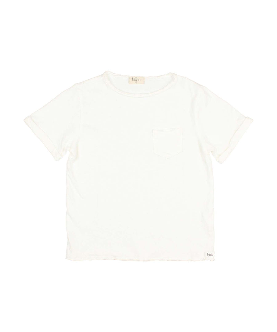bùho barcelona • Pocket Linen T-Shirt ecru